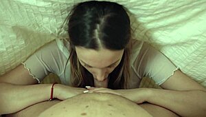 step sis wakes me with morning deepthroat pussy tease cowgirl ride