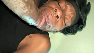 ebony face slammed by massive bbc in pov