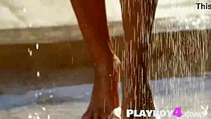 whoa my bubble butt petite milf body's all exposed now cute poses got me stripping lingerie outdoors