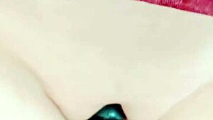 My mature wife's huge wet shaved pussy grinds flashing cameltoe lips