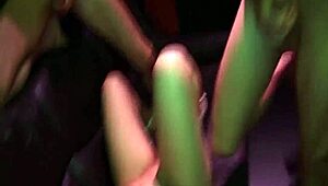 yo this flexible african babe takes double anal penetration in ebony gangbang bukkake party