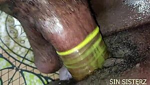 wanna see this fat asian bbw take neighbor's big black cock quickie doggy?