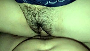 sexy chubby latina teen hairy bush closeup first time creampie fuck with small cock couple