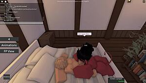 roblox devil bitch gags hungrily on thick cock