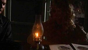 Cowboy Pounds Smoking Blonde Teen Pussy