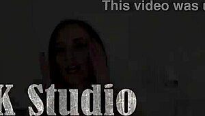 Anastasia Mistress endures dry double anal gape from two huge cocks