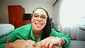 Muy Caliente Spanish Tutor Sandy Love POV Blowjob Doggystyle Facial Cumshot