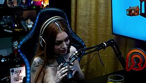 Mari Ávila's sexy body got Ruan so horny the podcast exploded 🔥💦