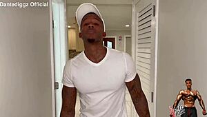 while stephanie love rides big black cock bareback her hubby bangs door in cheating creampie panic