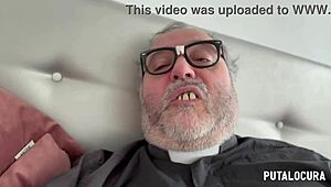 Putalocura Busty Latina Lia Ponce Punished Fucked Hard by Padre Damian