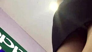 Asian Skirt Tease Upskirt