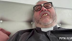 Putalocura Busty Latina Lia Ponce Punished Fucked Hard by Padre Damian