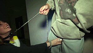 Three Cocks Pound Cute Slut's Mouth and Pussy at Party