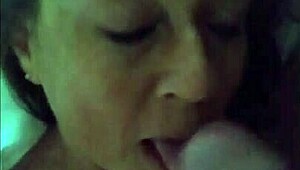 mature milf candi annie wakes up, spreads legs for pov cock pounding and cum swallow gulp