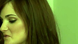 petite teen babe grinds shaved pussy in hot tribbing session with ebony babysitter