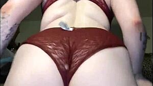 Chubby curvy slut spreads shakes big pussy lips asshole naked twerk compilation