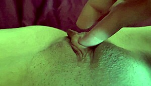 ohh italian milf artemisia's huge tits bounce in pov as she fingers wet shaved pussy closeup