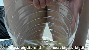 wanna see this fat juicy latina milf pee all over while spreading her wet pussy?