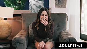 pretty pawg chanel camryn shakes with orgasms from rough oiled anal spooning deepthroat cum covered face fucking