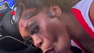 pov cheerleader milf ebony big black cock cumshot facials compilation?