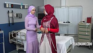 Haram Doctor Creampies Shy Arab Wife Big Tits In Hijab Checkup