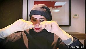 ever felt medical gloves sliding smooth in asmr nurse play?