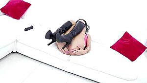 damn triple anal gangbang orgy for that slut 😈🍑🔥