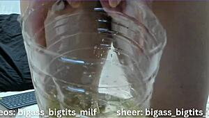 wanna see this fat juicy latina milf pee all over while spreading her wet pussy?