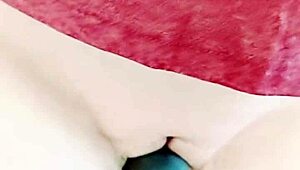 My mature wife's huge wet shaved pussy grinds flashing cameltoe lips