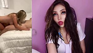 horny latina influencer with perfect body masturbates to orgasm
