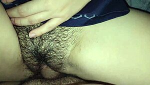 sexy chubby latina teen hairy bush closeup first time creampie fuck with small cock couple