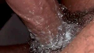 Chubby Bitch Gulps Daddy's Fat Cock Cum