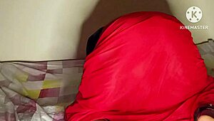 Devar Sneaks Doggy Style Thrusts into Big Ass Desi Bhabhi's Gaping Sari Lift