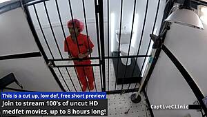 watch brunette latina hairy pussy gape in latex gloves backstage humiliation