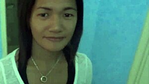 chatty furry asian gets her tight snatch creampied doggystyle