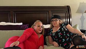 Hotwives Racheal Savory and Summer Crave Rome Majors' Monster Cock!