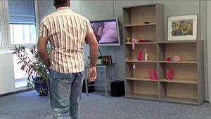 take it all bitch, huge cocks stretch her holes wide in mmf double penetration