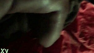 Yo this Haitian queen moans wild on thick cock