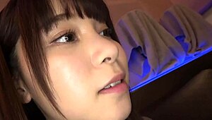 Petite 153cm c-cup japanese babe ichika delivers ultimate blowjob creampie action