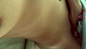 Rossmexicana Masturbates Intensely with Dildo While Watching Hot Porn