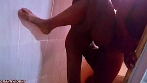 soft ass black babe bends over bathroom sink begging for deep doggystyle pounding from big cock