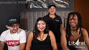 what if juicy latina hotwife's tight pussy stretched by old man's monster bbc while hubby watches?