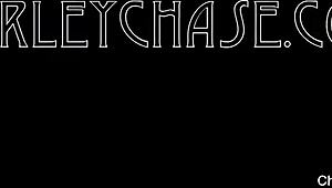 charley chase fingers her pussy and big tits solo