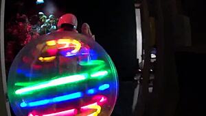 Sultry backstage porn set teasing