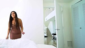 hey, that hot asian cleaning lady krystal davis with huge tits gave johnny love the best service ever