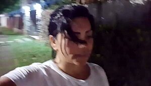 Gym girl skips panties trainer smells sweaty pussy bangs bathroom creampie