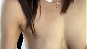 New grad Honoka's big tits drip from senior's harassment tease