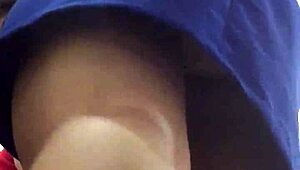 Asian Skirt Tease Upskirt