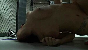 april's milf pussy gapes from intense anal pounding till orgasm