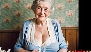 oh man, these vintage grannies in lingerie make my fat cock throb hard